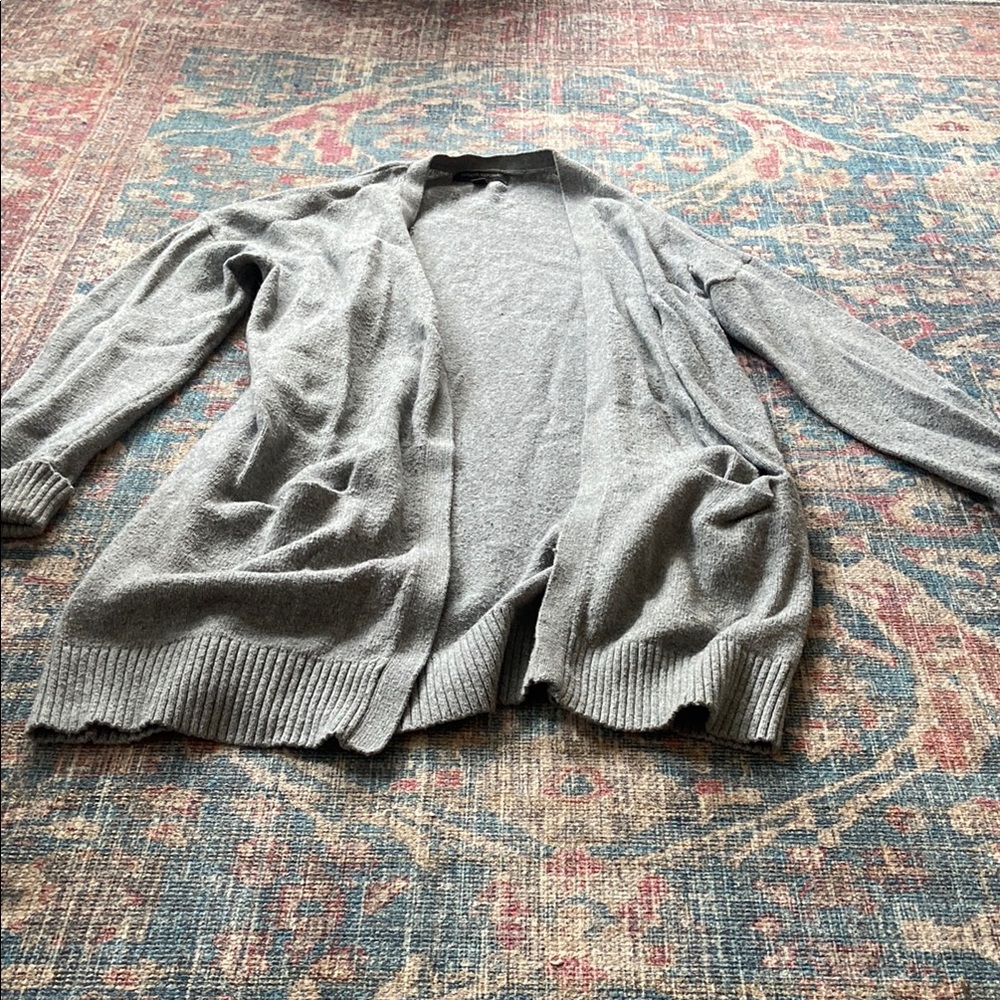 Banana Republic Gray Cardigan Sweater